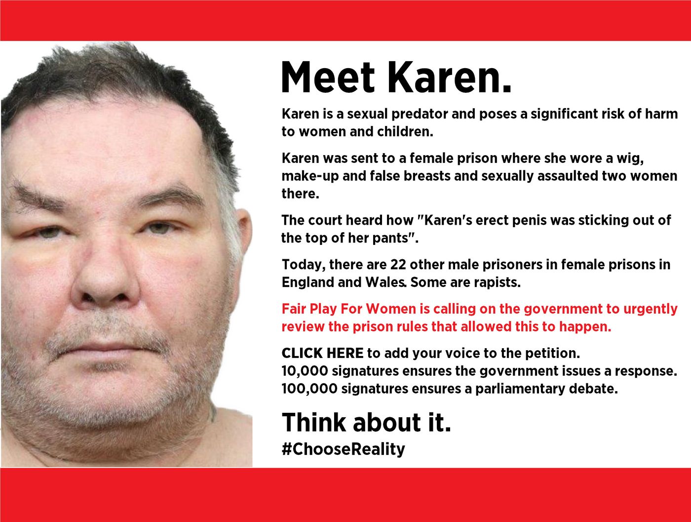 Karen White: transgender rapist in female prison | Fair Play For Women